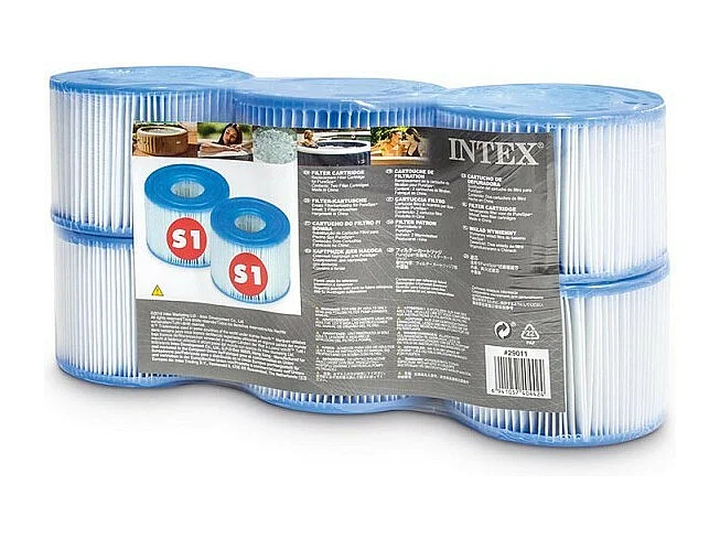 Lot de 6 cartouches de filtration S1 pour spa gonflable Intex