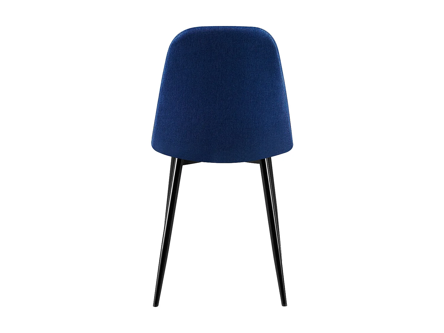 Lot de 4  chaise salle à manger - Tissu - Bleu - Giverny