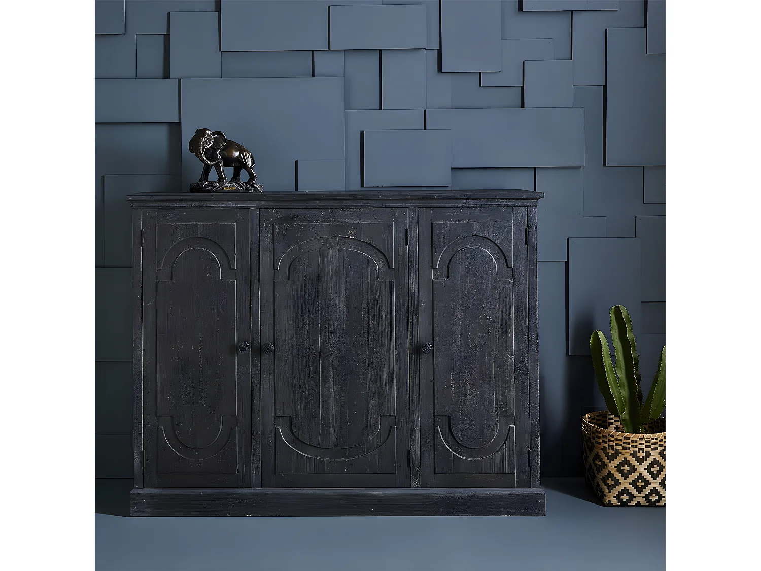 Buffetschrank mit 3 Türen aus Holz L160 x H123cm - Gaspard