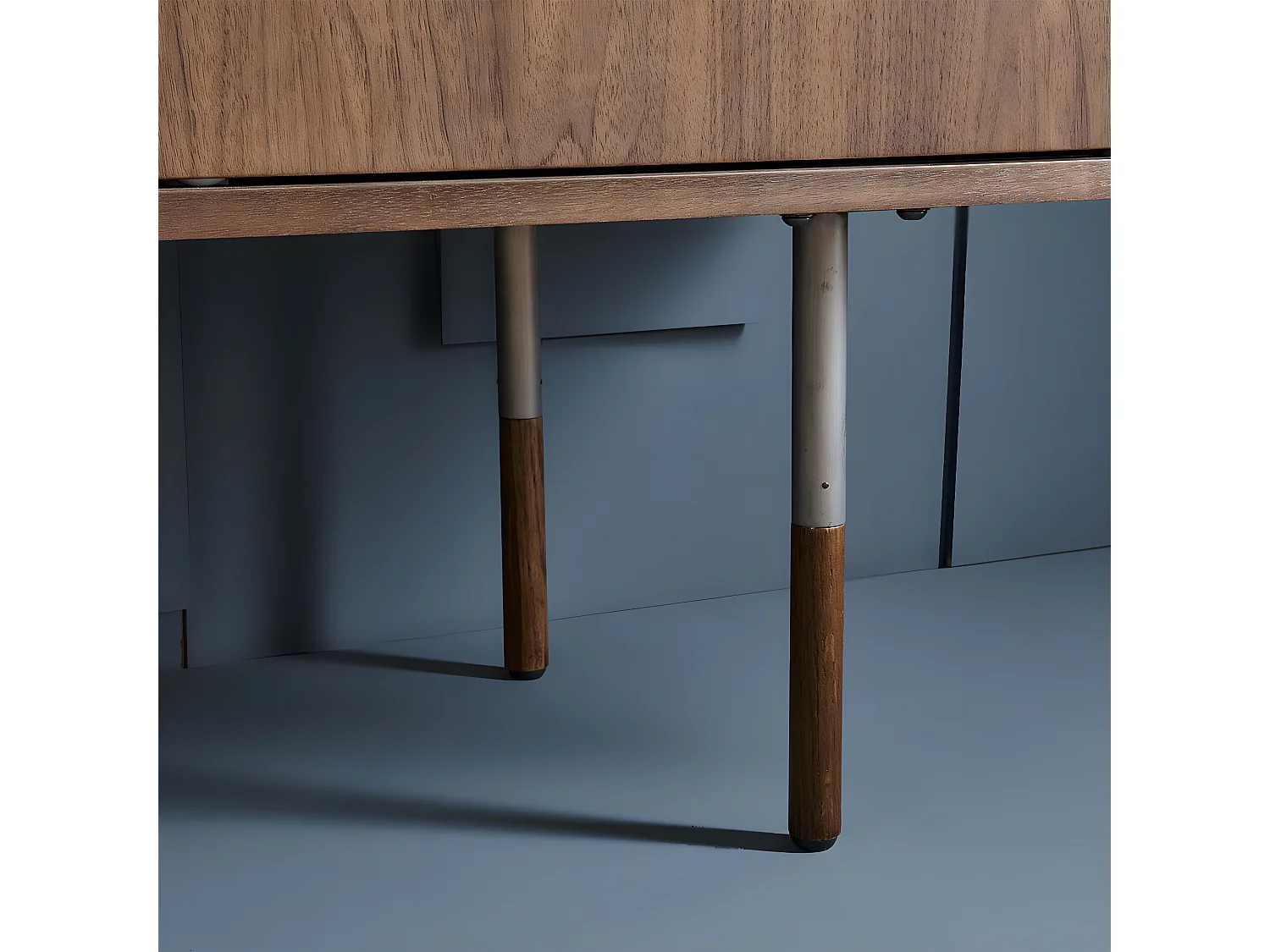 Buffet en Bois Massif 2 Portes et 4 Tiroirs - L200 x H81cm - Alturas