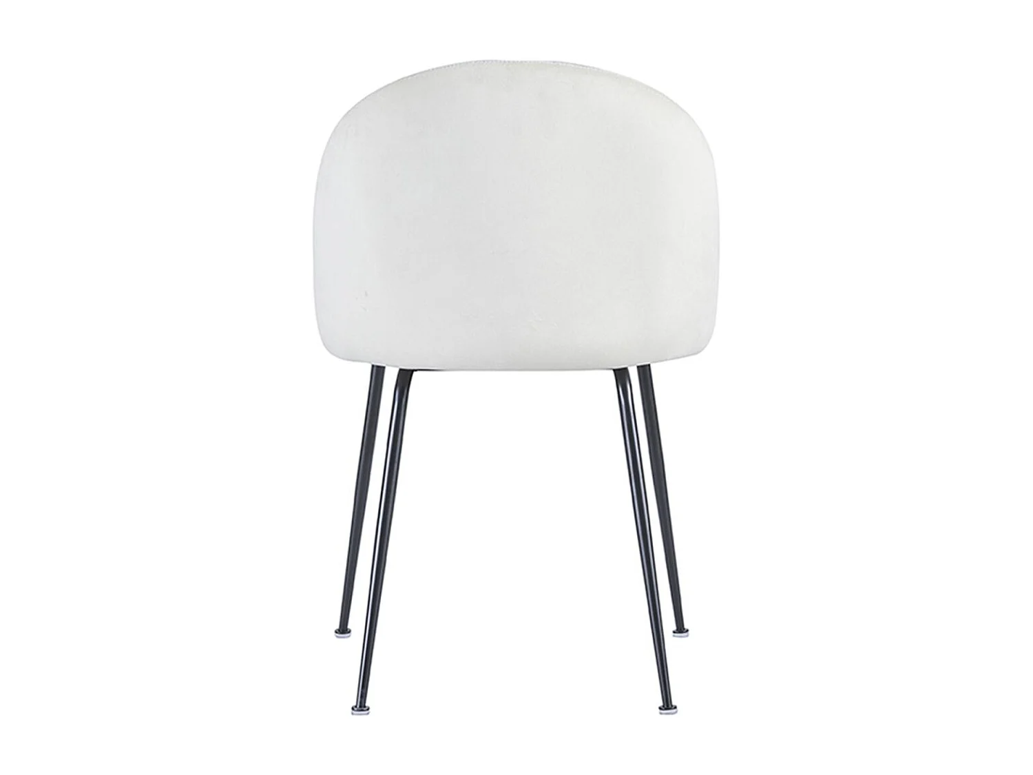 Sillas Comedor - Silla Black Dalnia Terciopelo - Beige