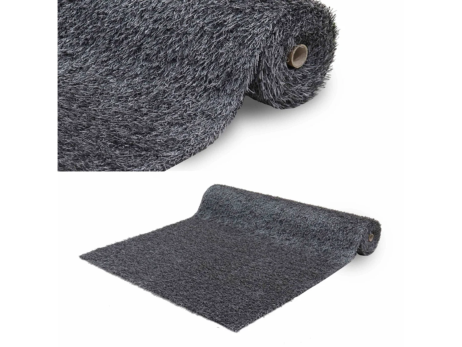 Césped sintético gris de 20mm