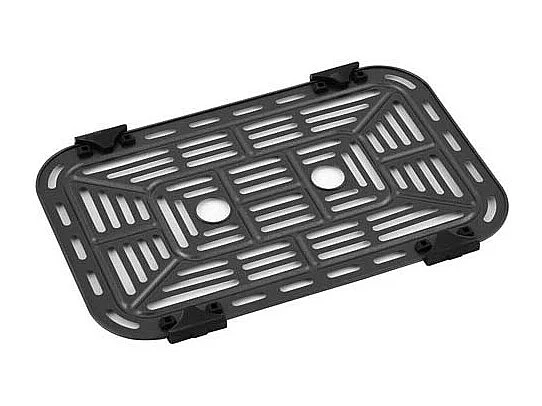 Kitchencook - Friteuse Sans Huile Avec Deux Cuves - 9 Litres - 2400w - 8 Programmes - Minuterie - Thermostat Réglable - Inox