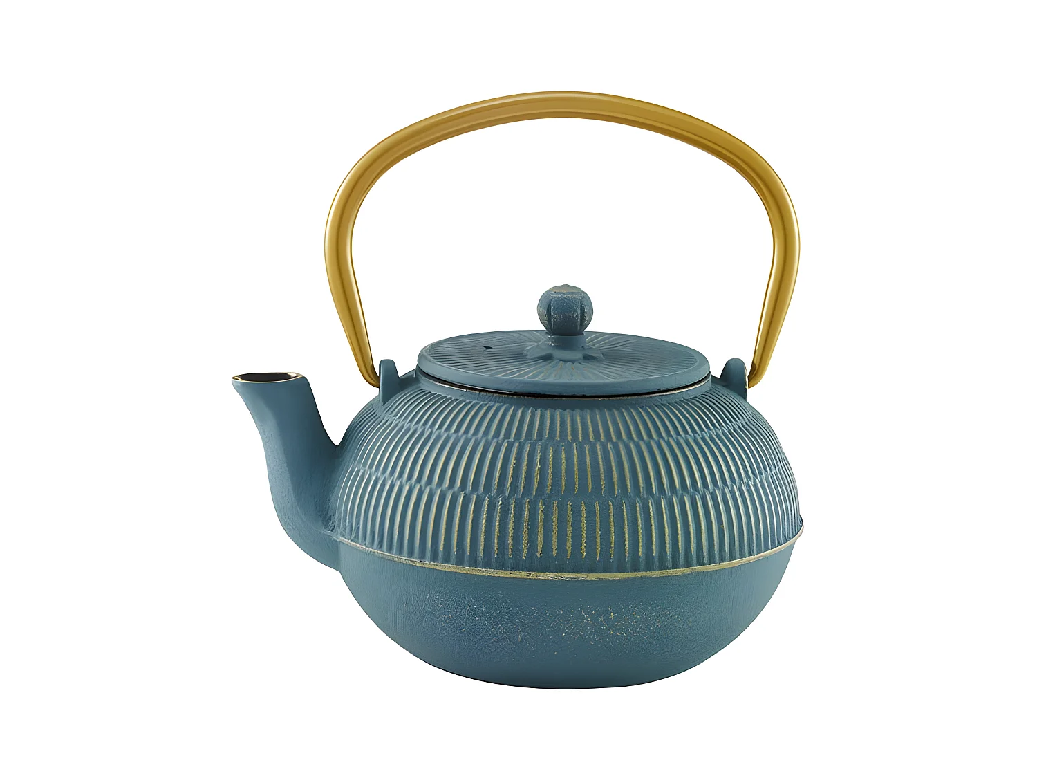 Théière en fonte bleue Yuan 0.9L pour infusion sur induction BEKA