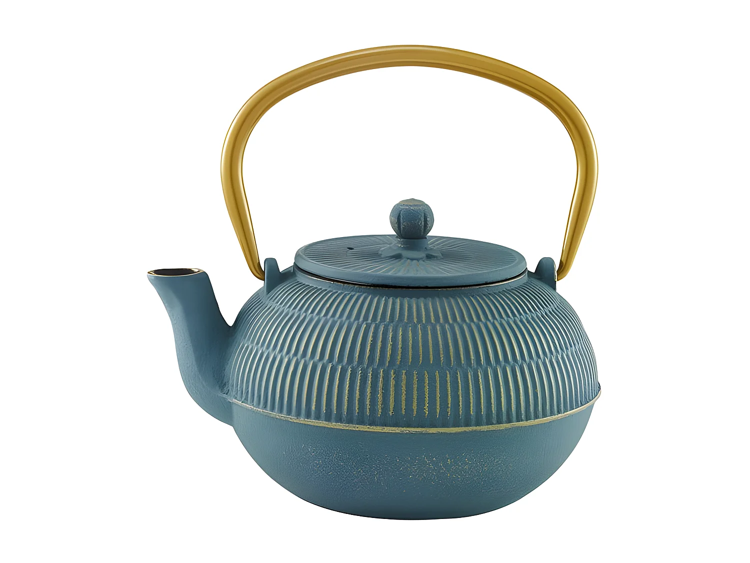 Théière en fonte bleue Yuan 0.9L pour infusion sur induction BEKA