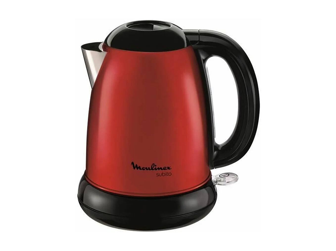 Wasserkocher – 1,7 l – Edelstahl – Rot