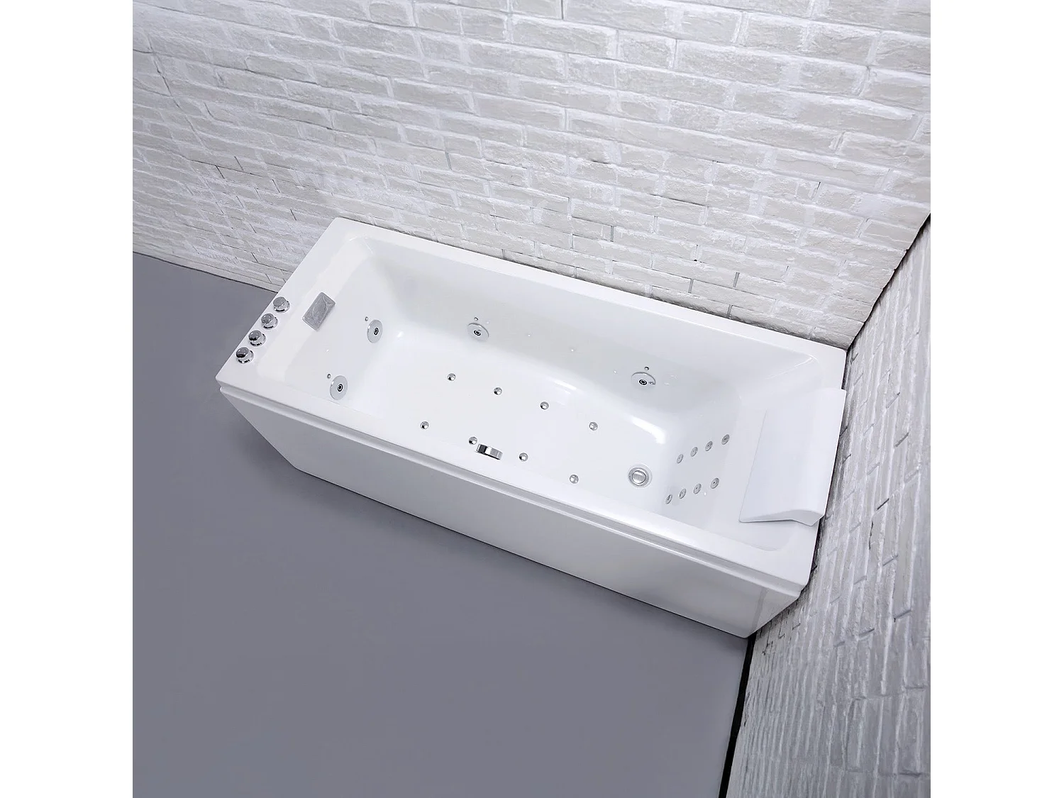 Baignoire Balnéo Tenzo Wave 170  x70  x63  cm, by SPALINA