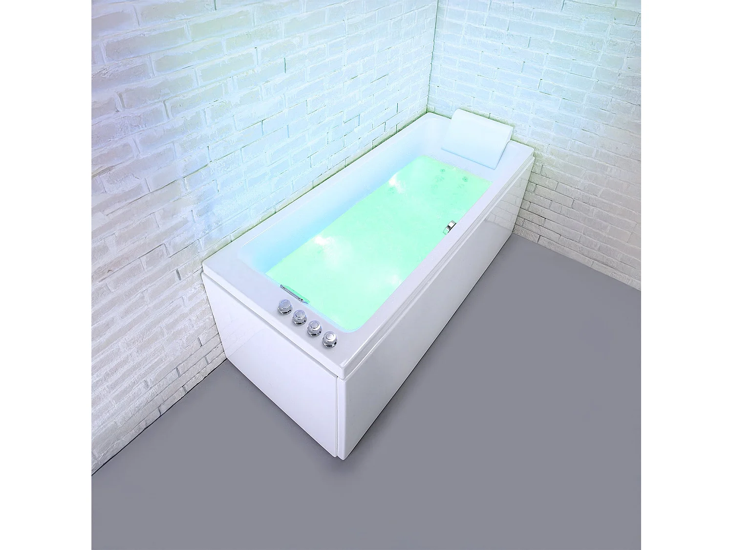 Baignoire Balnéo Tenzo Wave 170  x70  x63  cm, by SPALINA