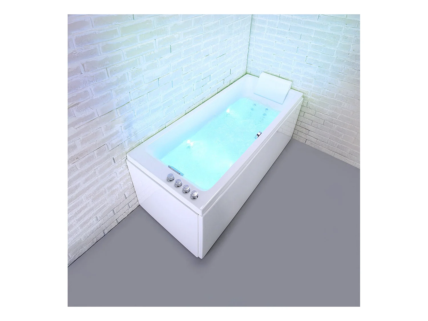 Baignoire Balnéo Tenzo Wave 170  x70  x63  cm, by SPALINA
