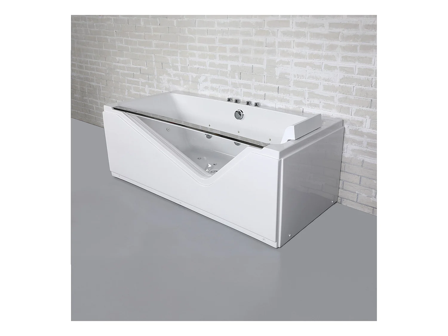 Baignoire Balnéo Indra Wave 170  x80  x63  cm, by SPALINA