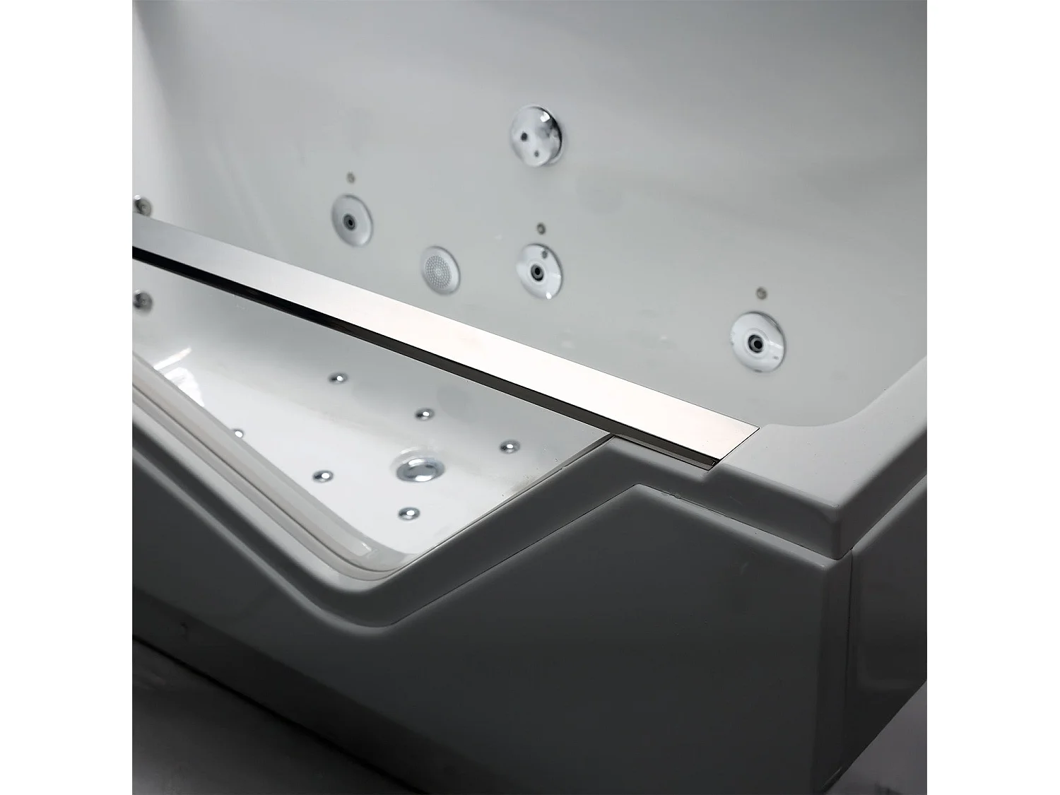 Baignoire Balnéo Indra Wave 170  x80  x63  cm, by SPALINA