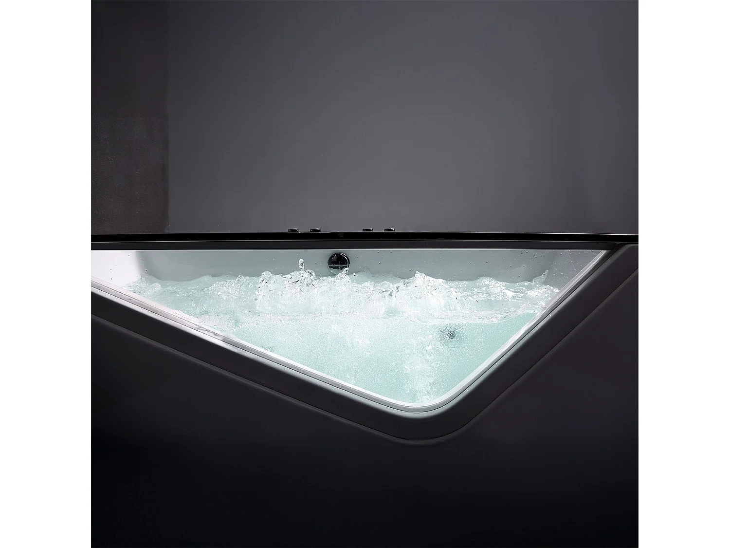 Baignoire Balnéo Indra Wave 170  x80  x63  cm, by SPALINA