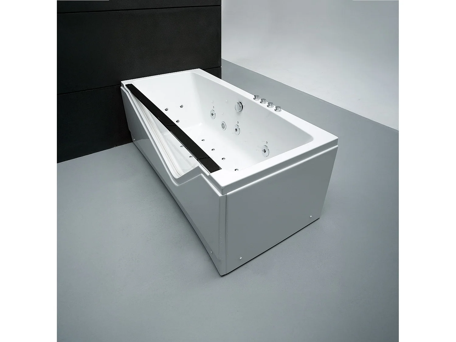 Baignoire Balnéo Indra Wave 170  x80  x63  cm, by SPALINA