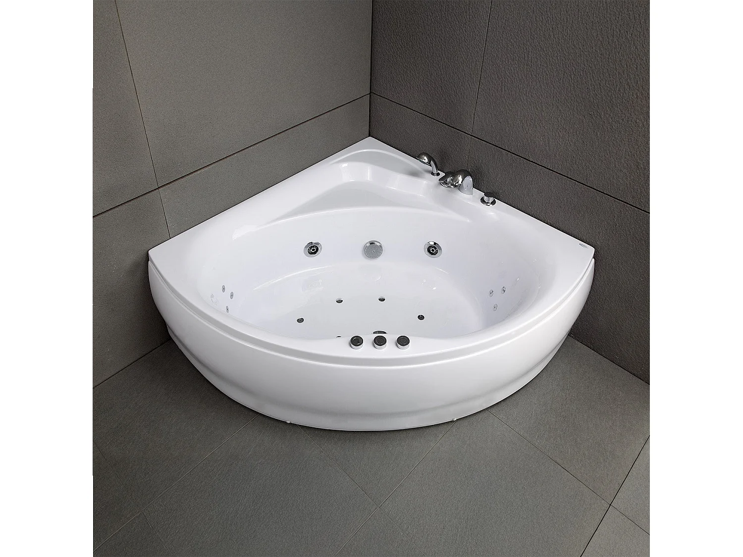 Baignoire Balnéo Maldives Jets 135  x135  x54  cm, by SPALINA