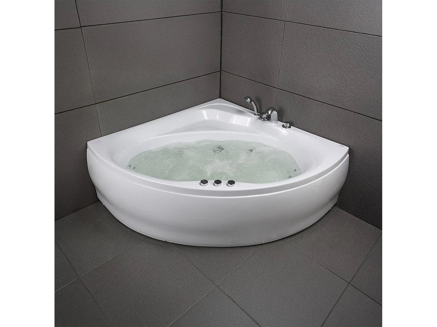Baignoire Balnéo Maldives Jets 135  x135  x54  cm, by SPALINA