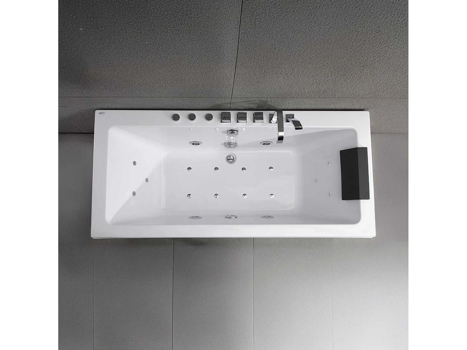 Baignoire Balnéo Sikinos Jets 170  x78  x60  cm, by SPALINA