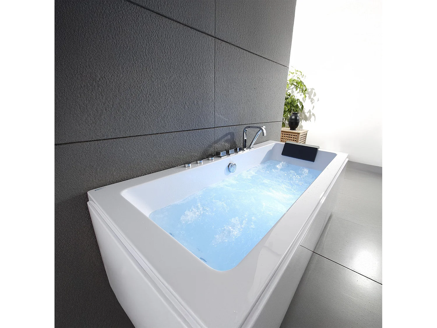 Baignoire Balnéo Sikinos Jets 170  x78  x60  cm, by SPALINA