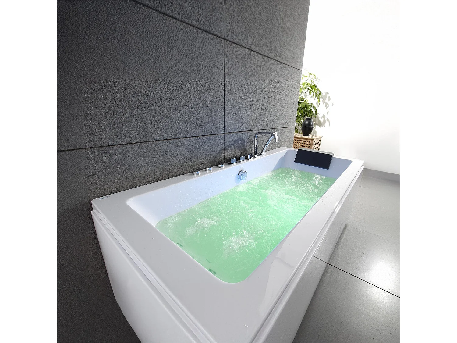 Baignoire Balnéo Sikinos Jets 170  x78  x60  cm, by SPALINA