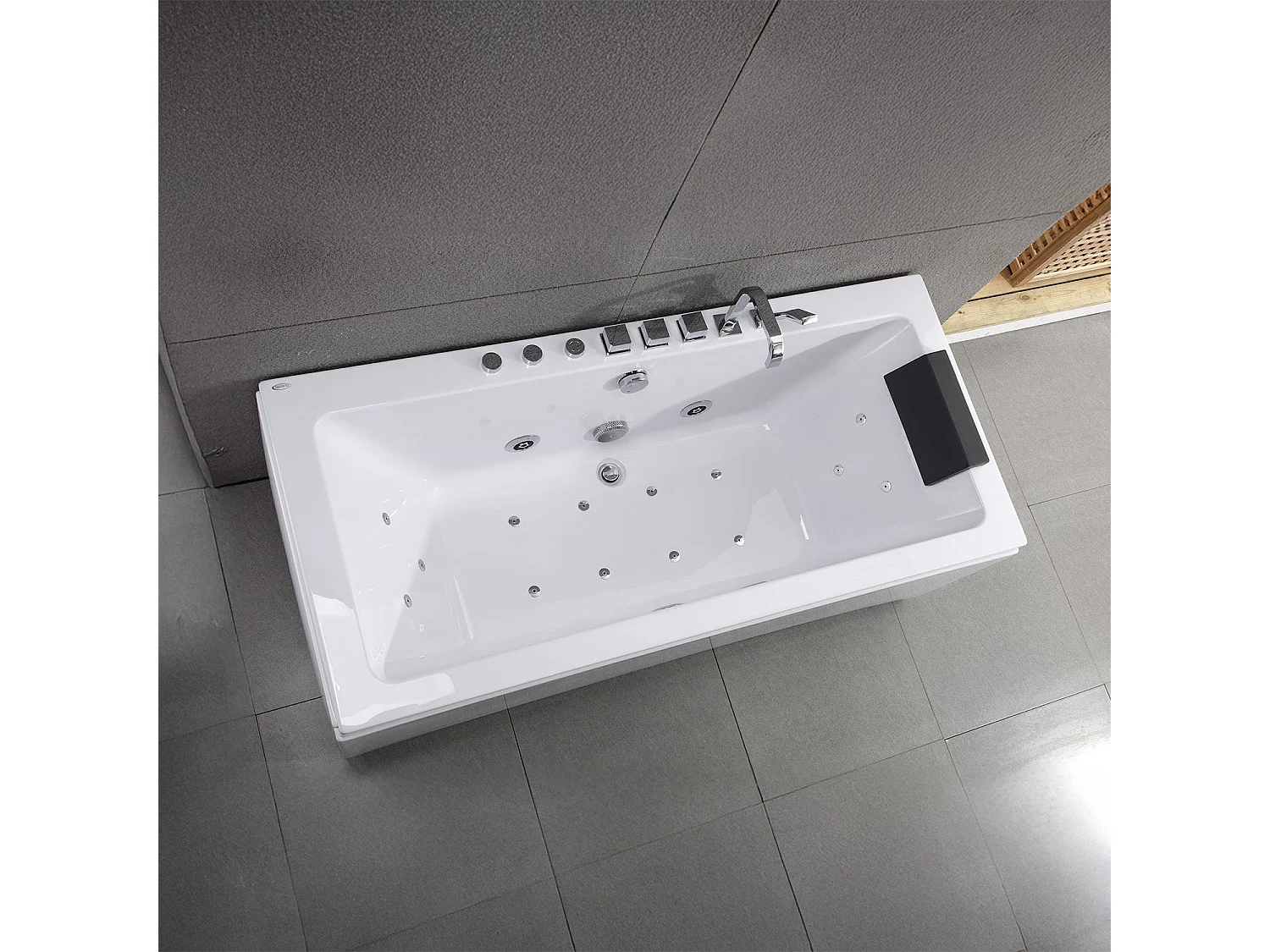 Baignoire Balnéo Sikinos Jets 170  x78  x60  cm, by SPALINA