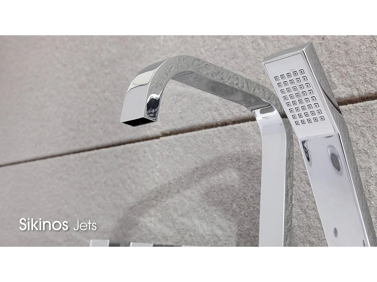 Baignoire Balnéo Sikinos Jets 170  x78  x60  cm, by SPALINA