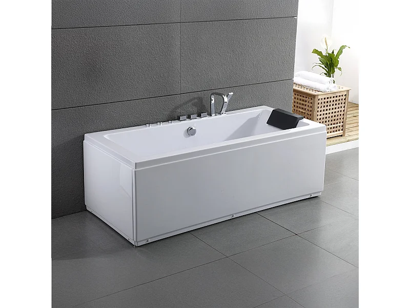 Baignoire Balnéo Sikinos Jets 170  x78  x60  cm, by SPALINA