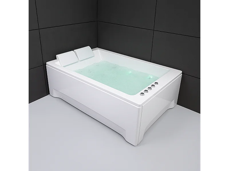 Baignoire Balnéo Kensho duo Wave 180  x120  x68  cm, by SPALINA
