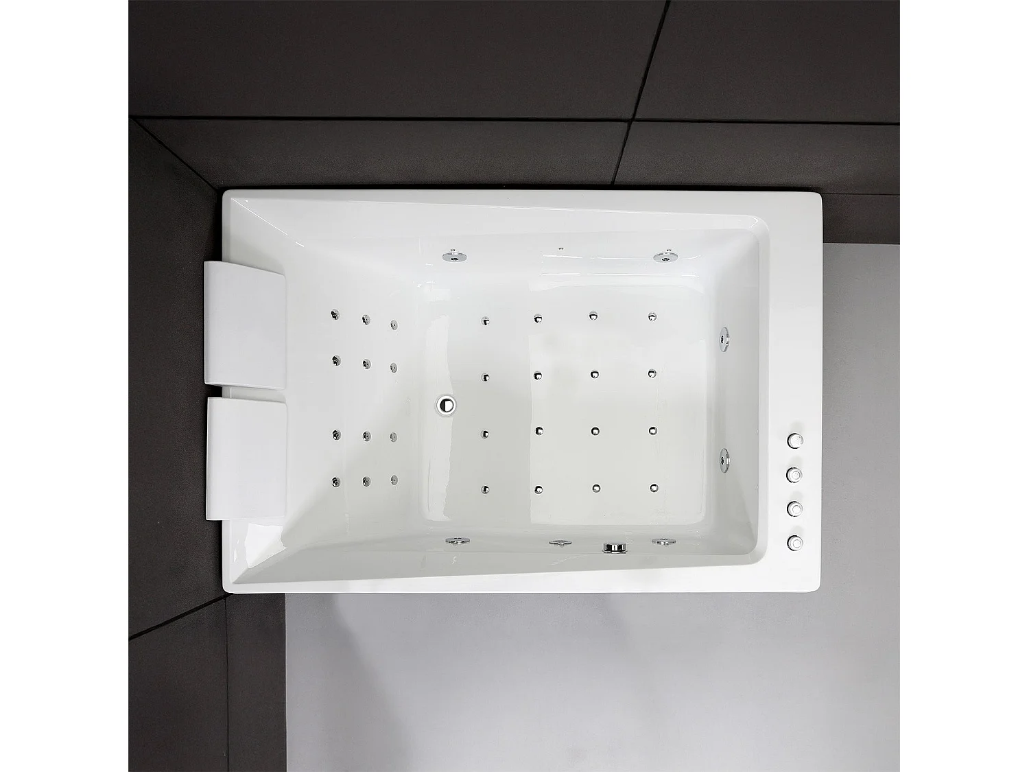 Baignoire Balnéo Kensho duo Wave 180  x120  x68  cm, by SPALINA