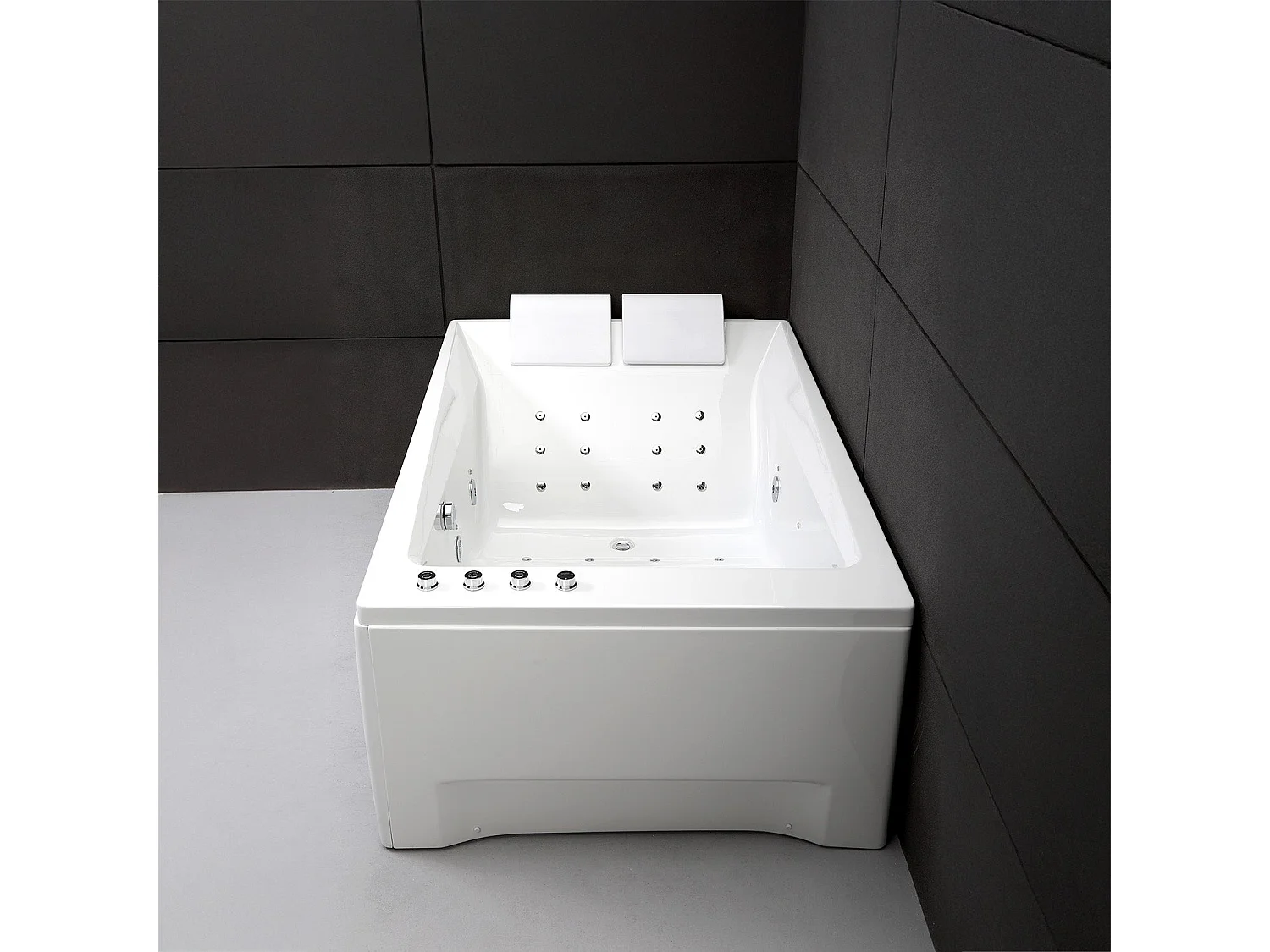 Baignoire Balnéo Kensho duo Wave 180  x120  x68  cm, by SPALINA