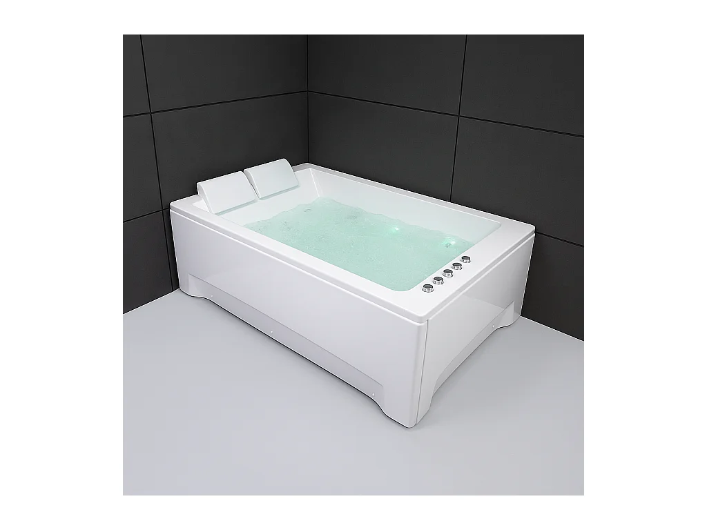 Baignoire Balnéo Kensho duo Wave 180  x120  x68  cm, by SPALINA