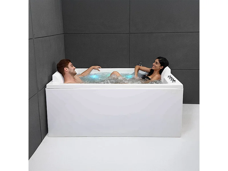 Baignoire Balnéo Cetana duo Wave 170  x100  x63  cm, by SPALINA