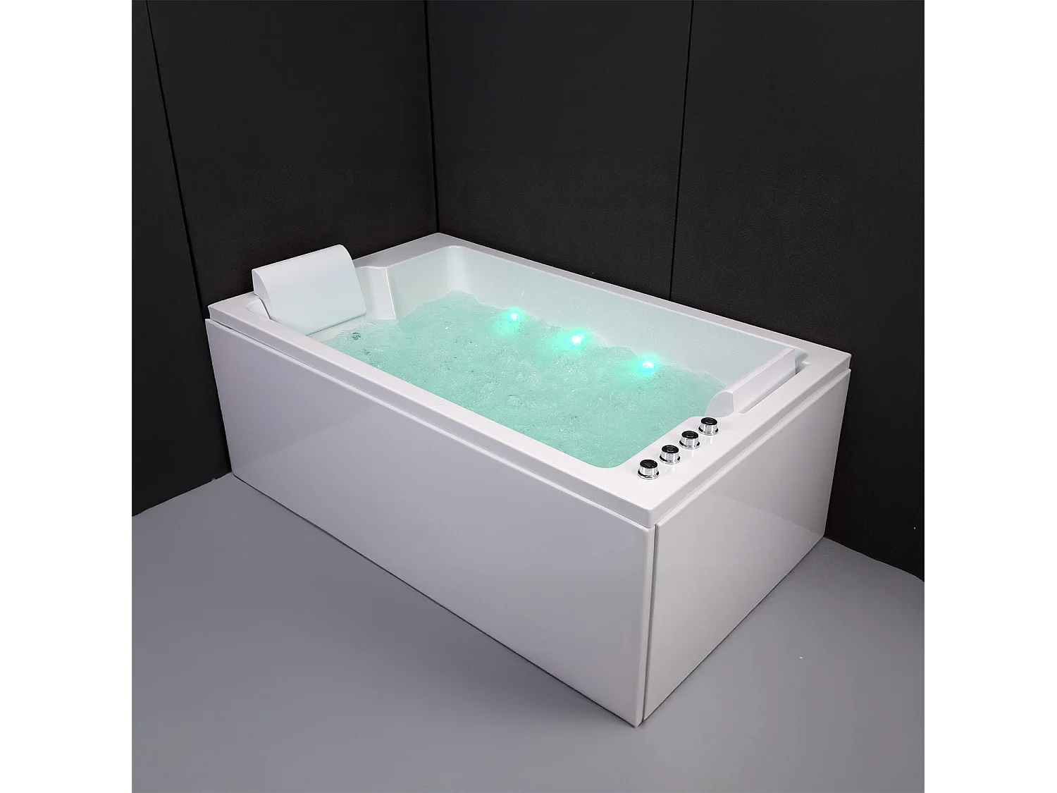 Baignoire Balnéo Cetana duo Wave 170  x100  x63  cm, by SPALINA