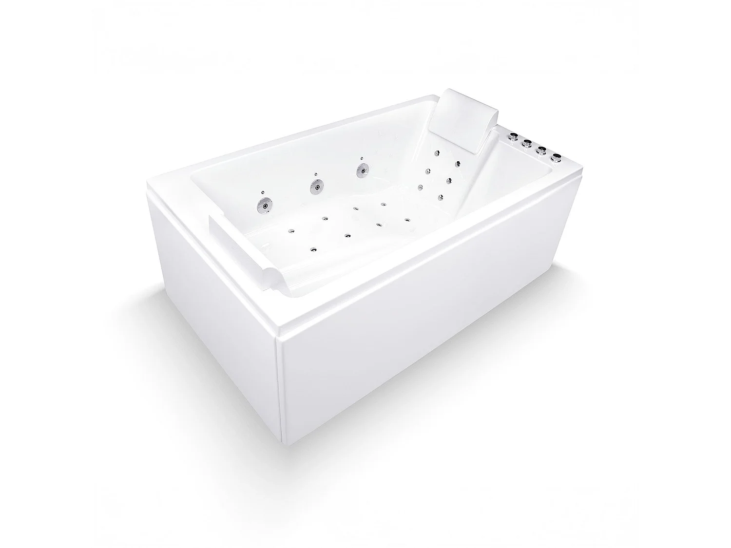 Baignoire Balnéo Cetana duo Wave 170  x100  x63  cm, by SPALINA