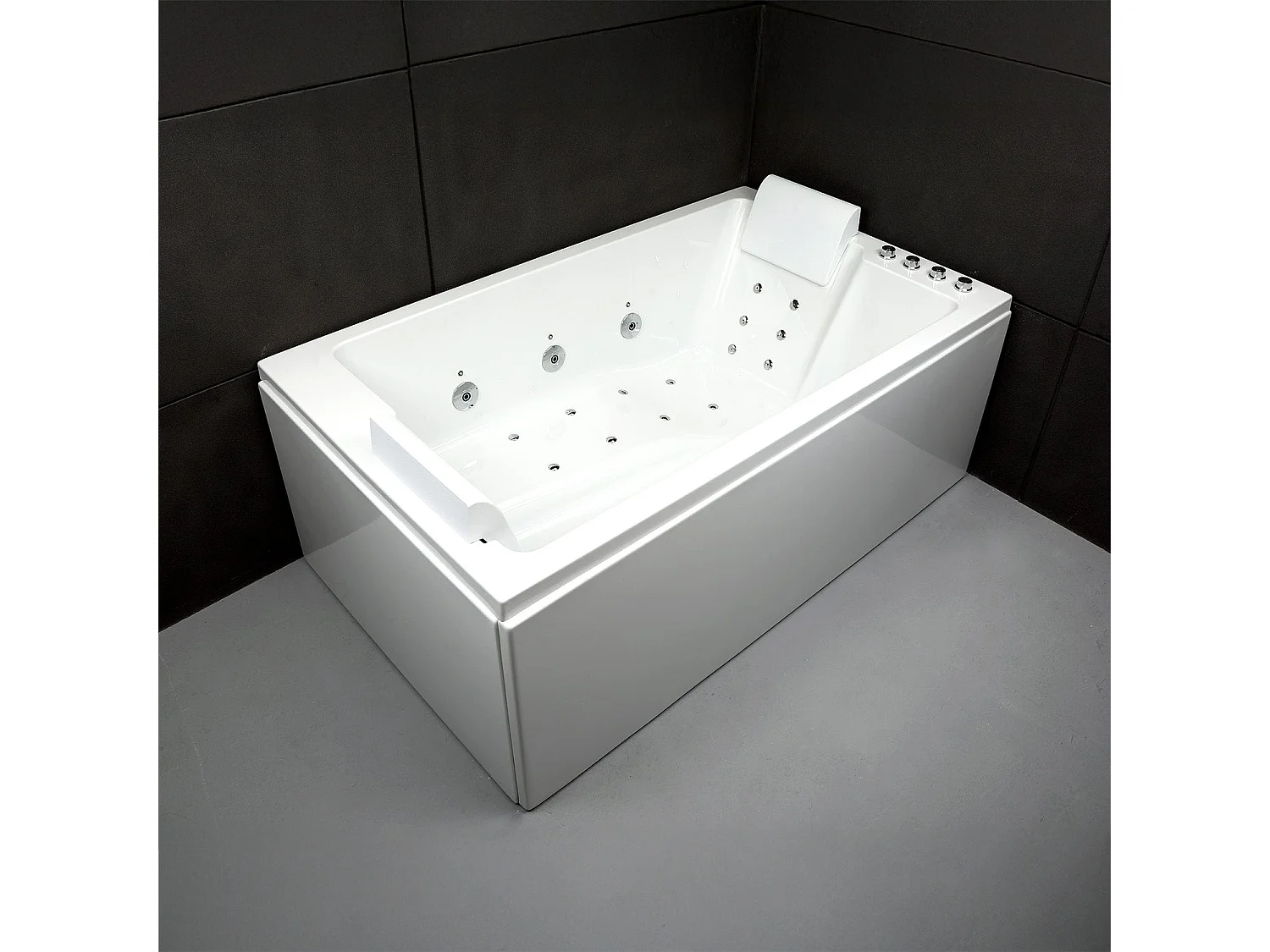 Baignoire Balnéo Cetana duo Wave 170  x100  x63  cm, by SPALINA