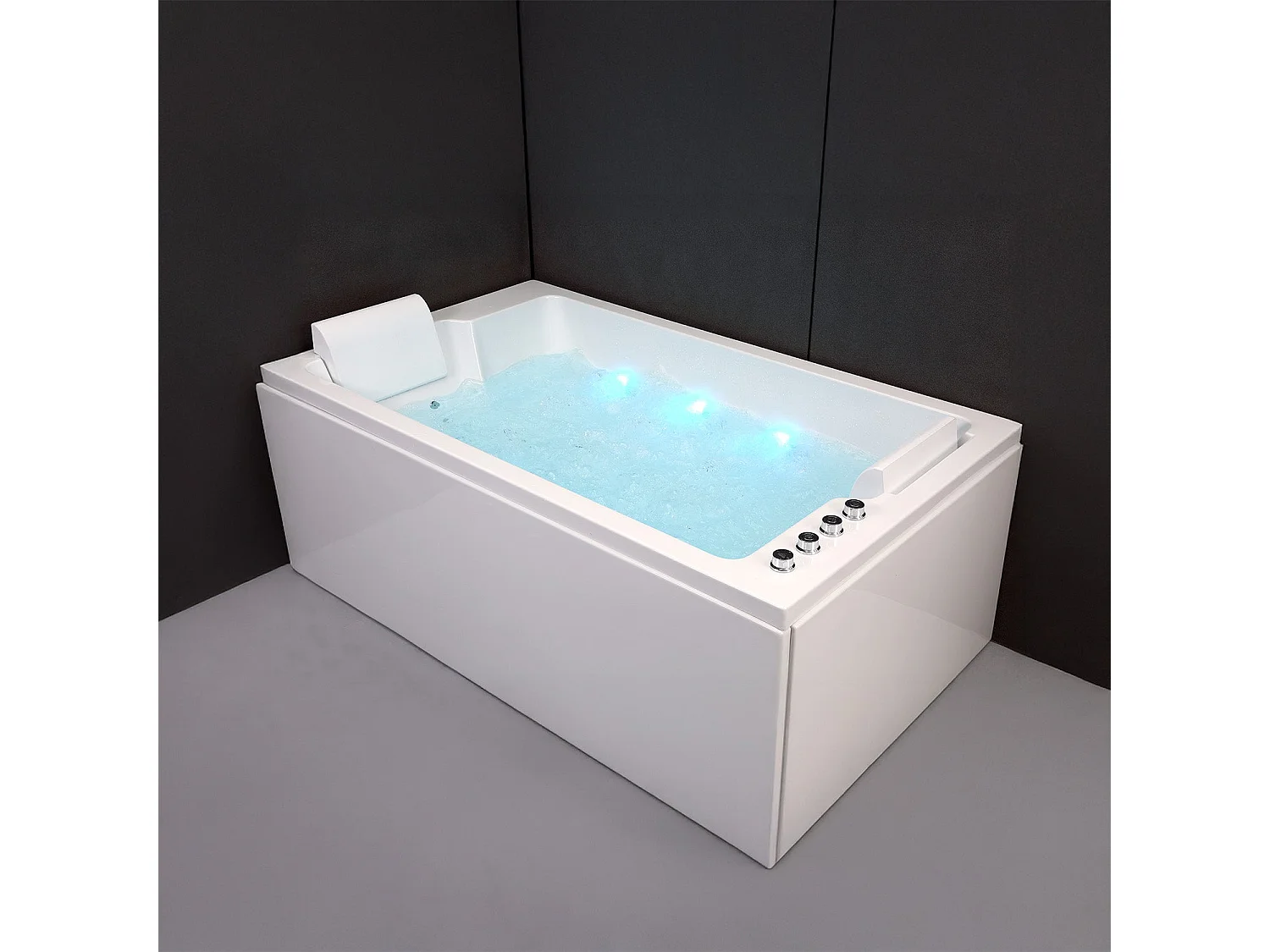 Baignoire Balnéo Cetana duo Wave 170  x100  x63  cm, by SPALINA