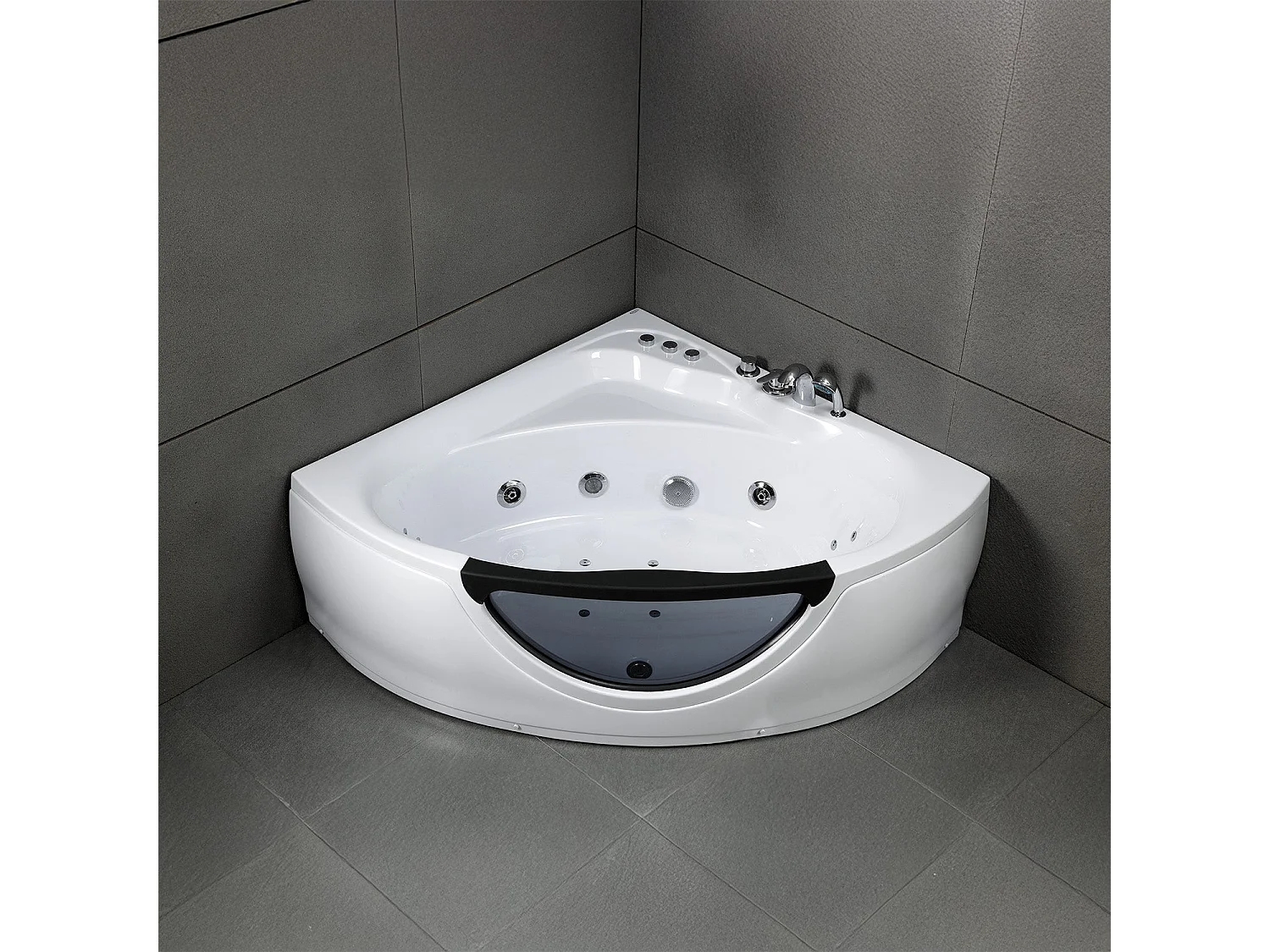 Baignoire Balnéo Tasmanie Jets 135  x135  x54  cm, by SPALINA