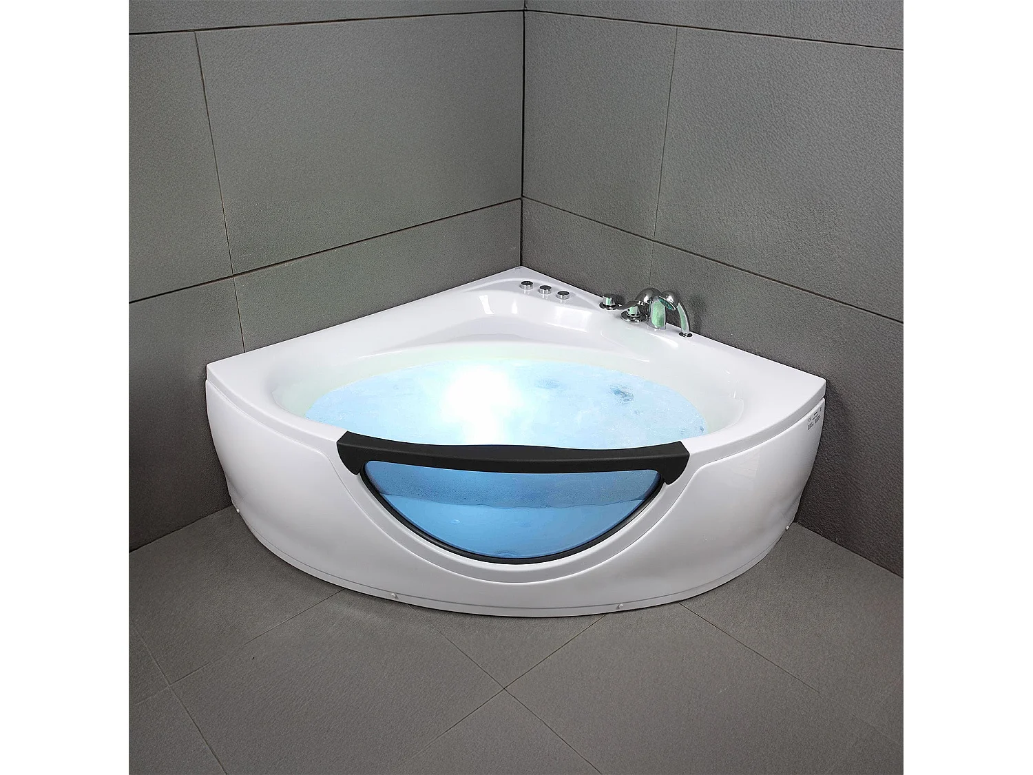 Baignoire Balnéo Tasmanie Jets 135  x135  x54  cm, by SPALINA