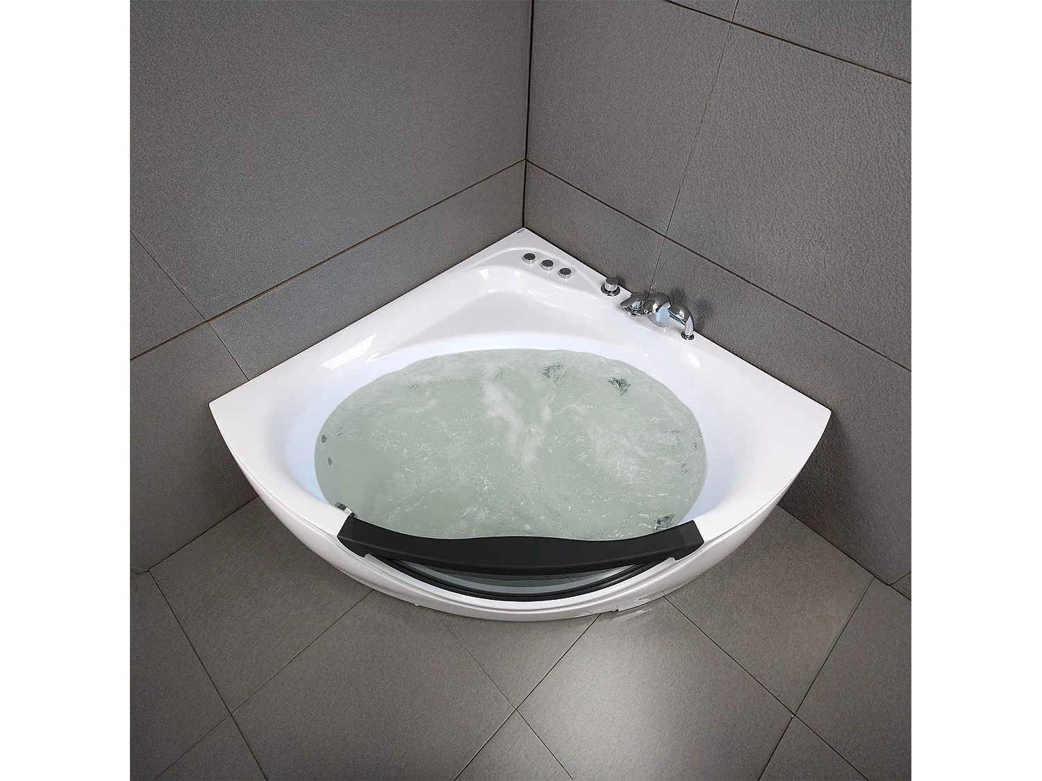 Baignoire Balnéo Tasmanie Jets 135  x135  x54  cm, by SPALINA