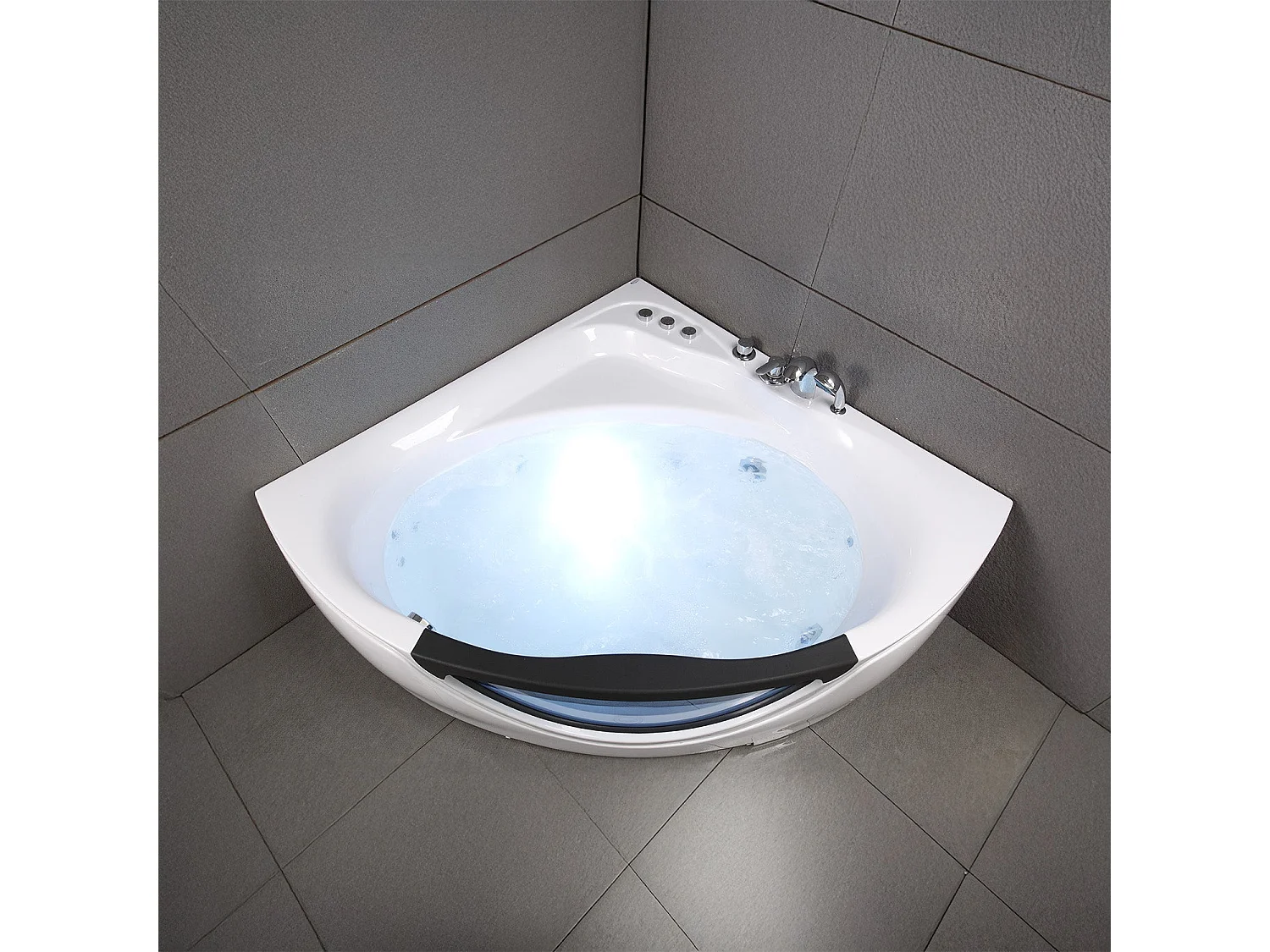 Baignoire Balnéo Tasmanie Jets 135  x135  x54  cm, by SPALINA