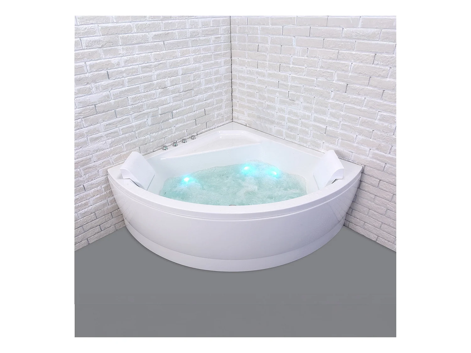 Baignoire Balnéo Selonia Wave 140  x140  x58  cm, by SPALINA