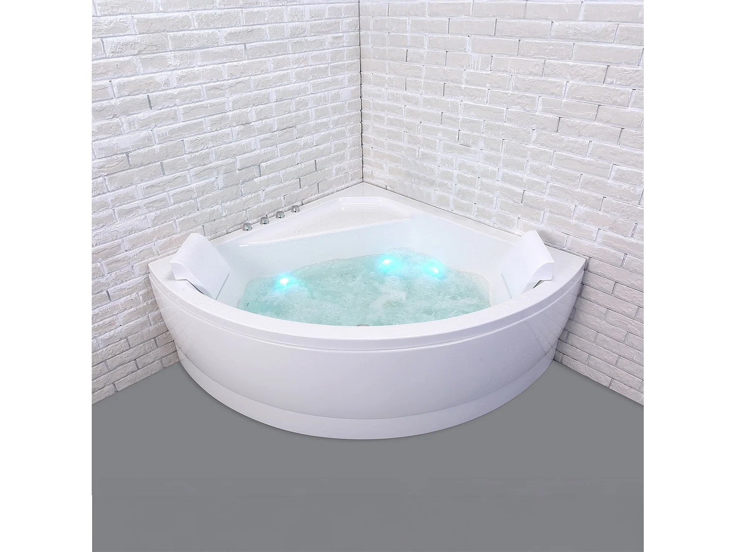 Baignoire Balnéo Selonia Wave 140 x140 x58 cm, by SPALINA