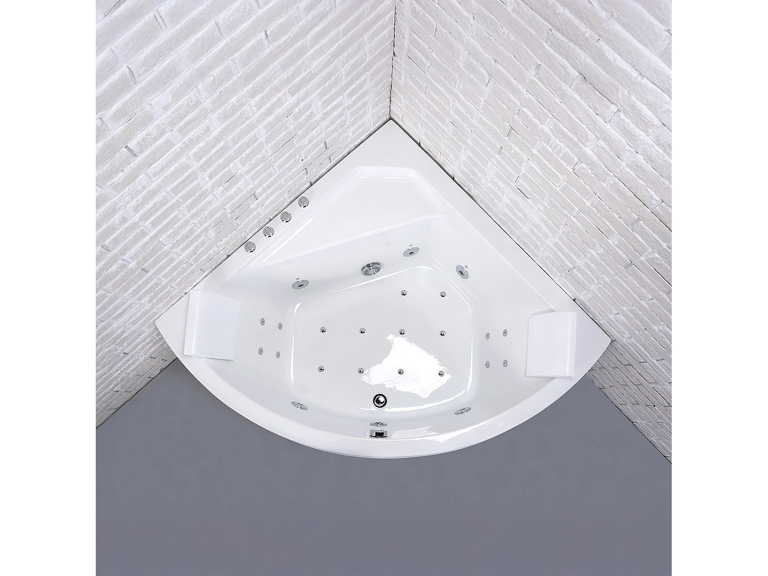 Baignoire Balnéo Selonia Wave 140 x140 x58 cm, by SPALINA