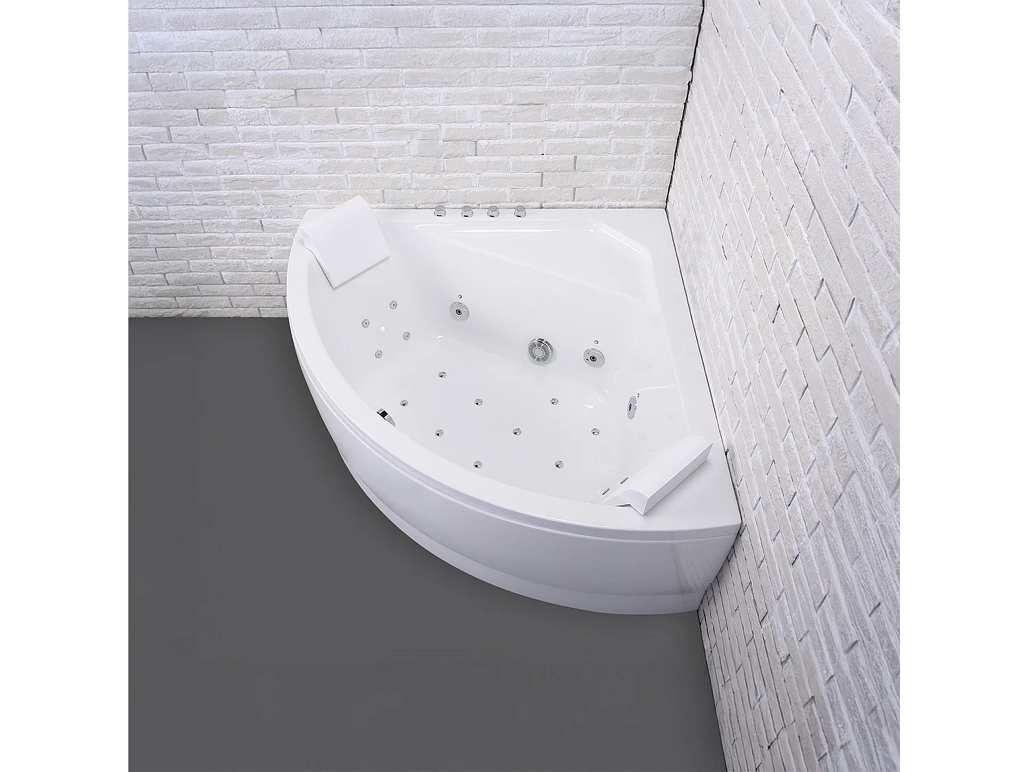 Baignoire Balnéo Selonia Wave 140 x140 x58 cm, by SPALINA