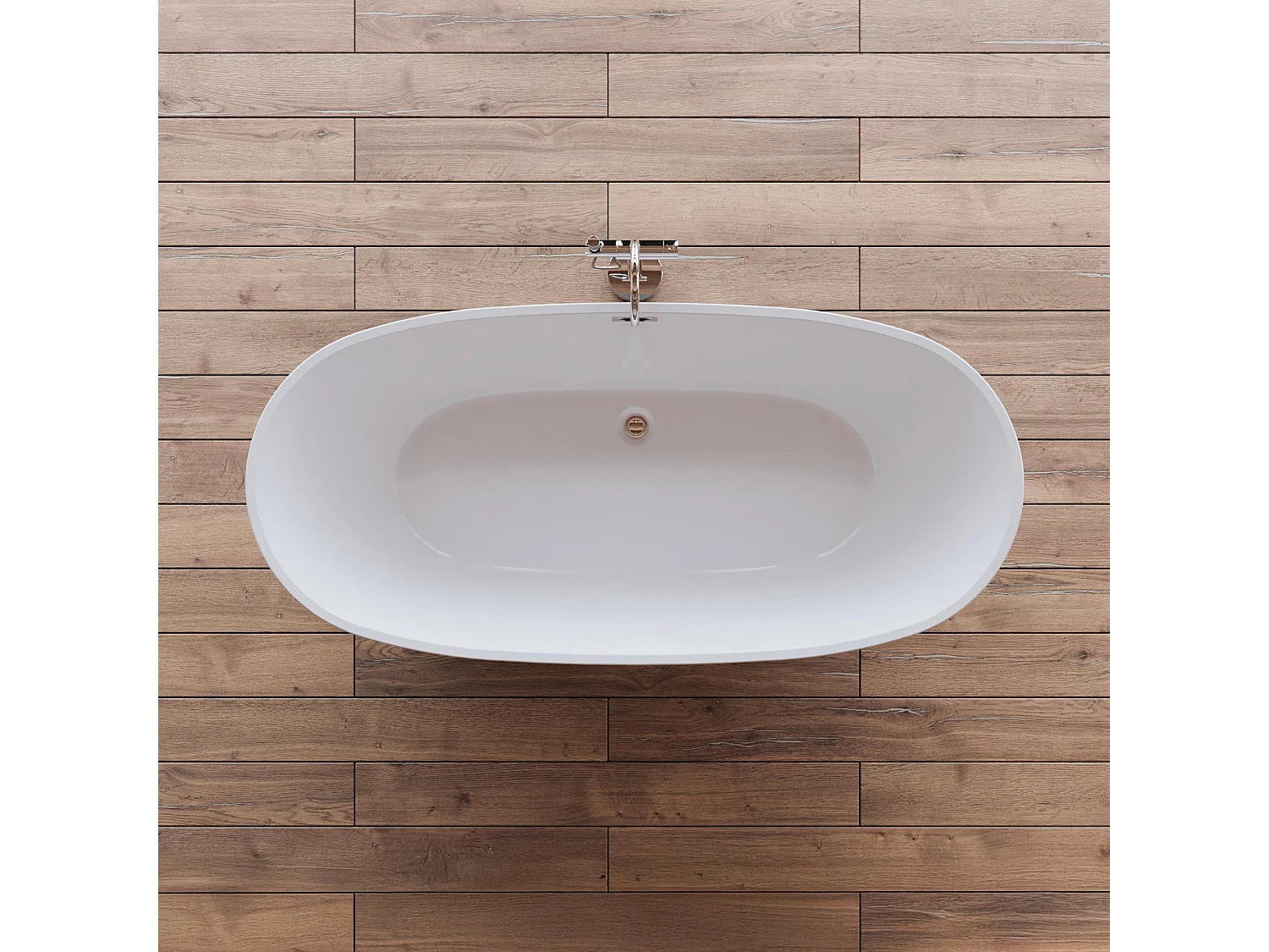 Baignoire Ilot Venecia 170 grise 170  x80  x57  cm, by SPALINA