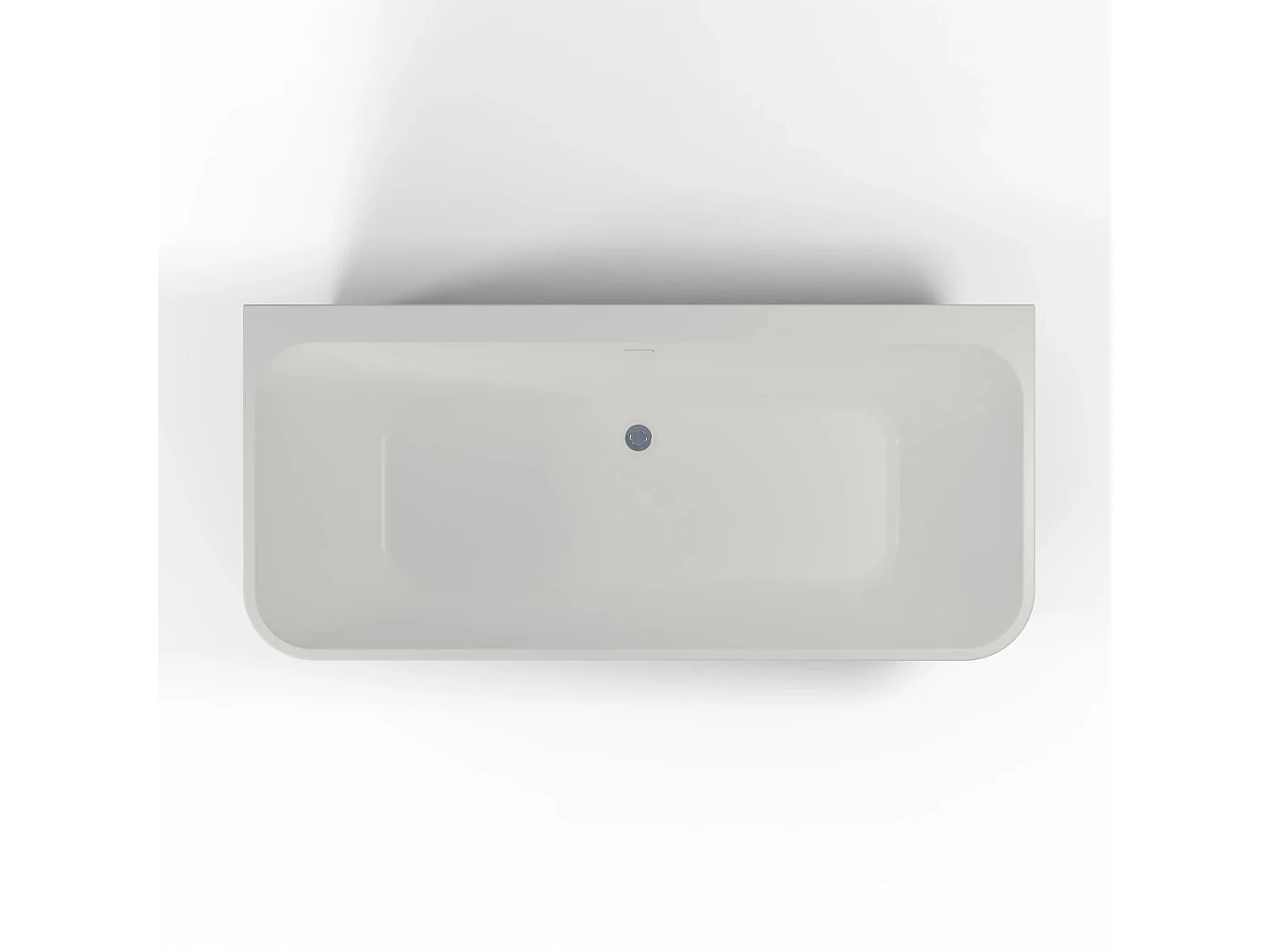 Baignoire Ilot Mint 160 blanche 160 x75 x57 cm, by SPALINA