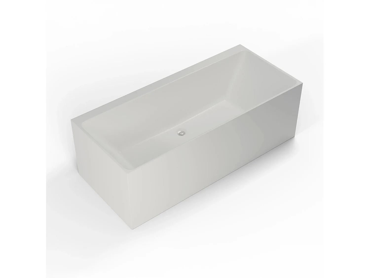 Baignoire Ilot Cobalt 170 blanche 170 x75 x56 cm, by SPALINA
