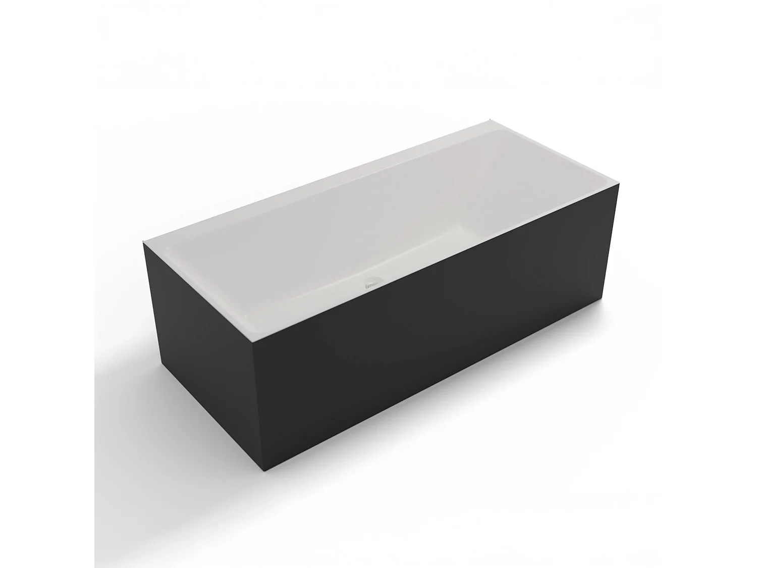 Baignoire Ilot Cobalt 170 noire 170 x75 x56 cm, by SPALINA