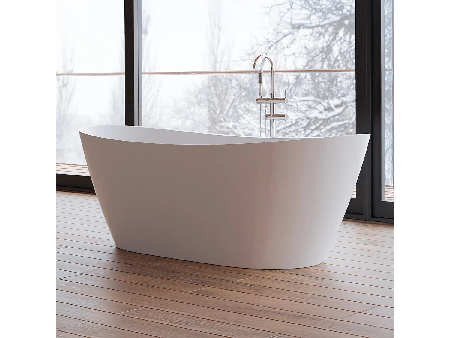 Baignoire Ilot Venecia 170 blanche 170  x80  x57  cm, by SPALINA