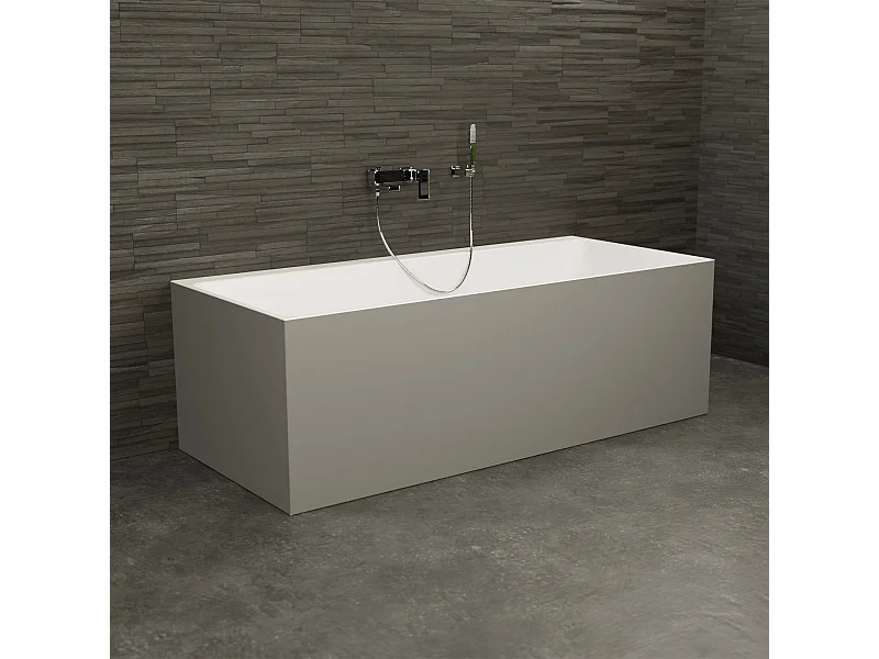 Baignoire Ilot Cobalt 170 grise 170  x75  x56  cm, by SPALINA