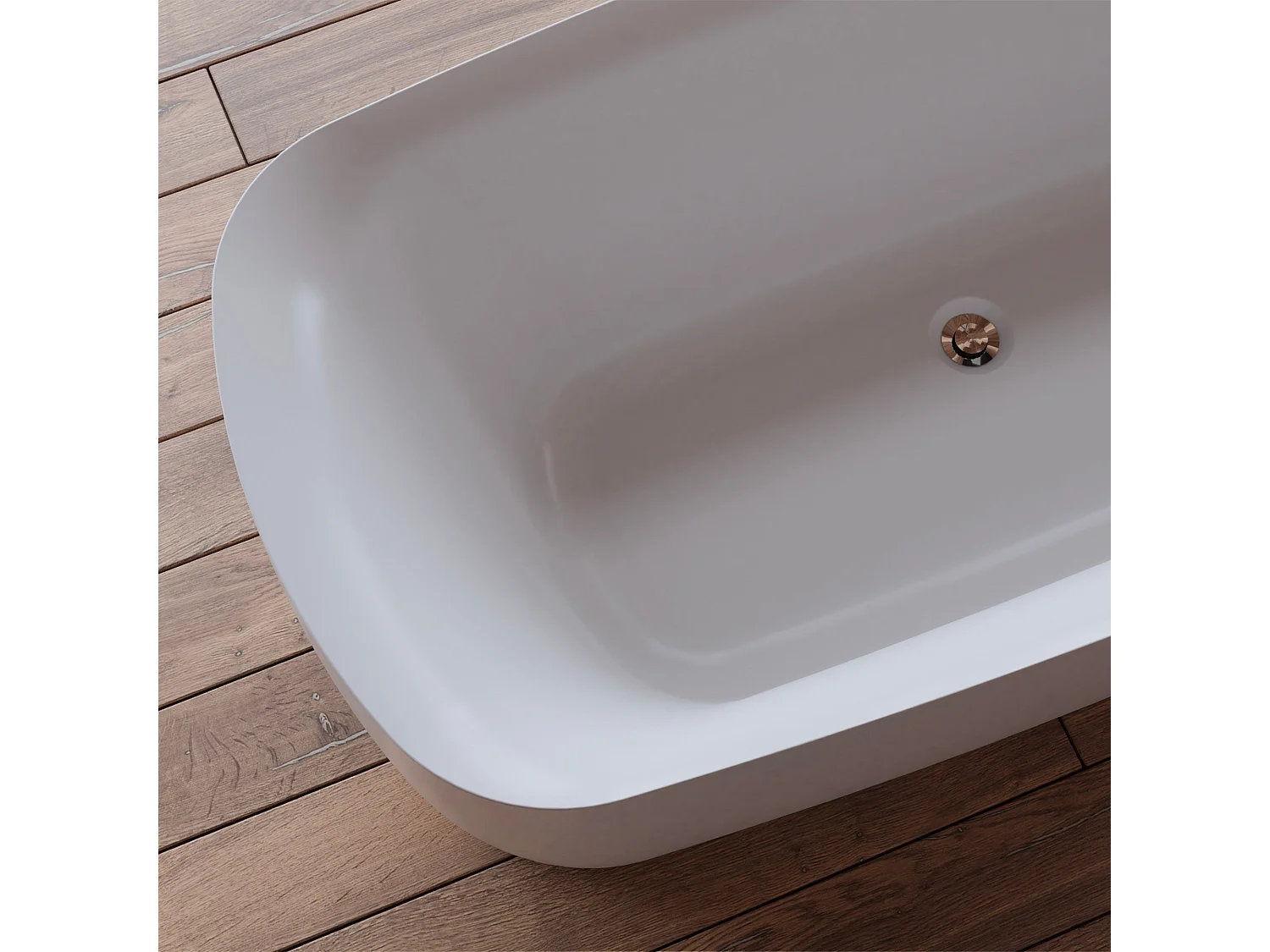 Baignoire Ilot Swing 170 blanche 170  x80  x58  cm, by SPALINA