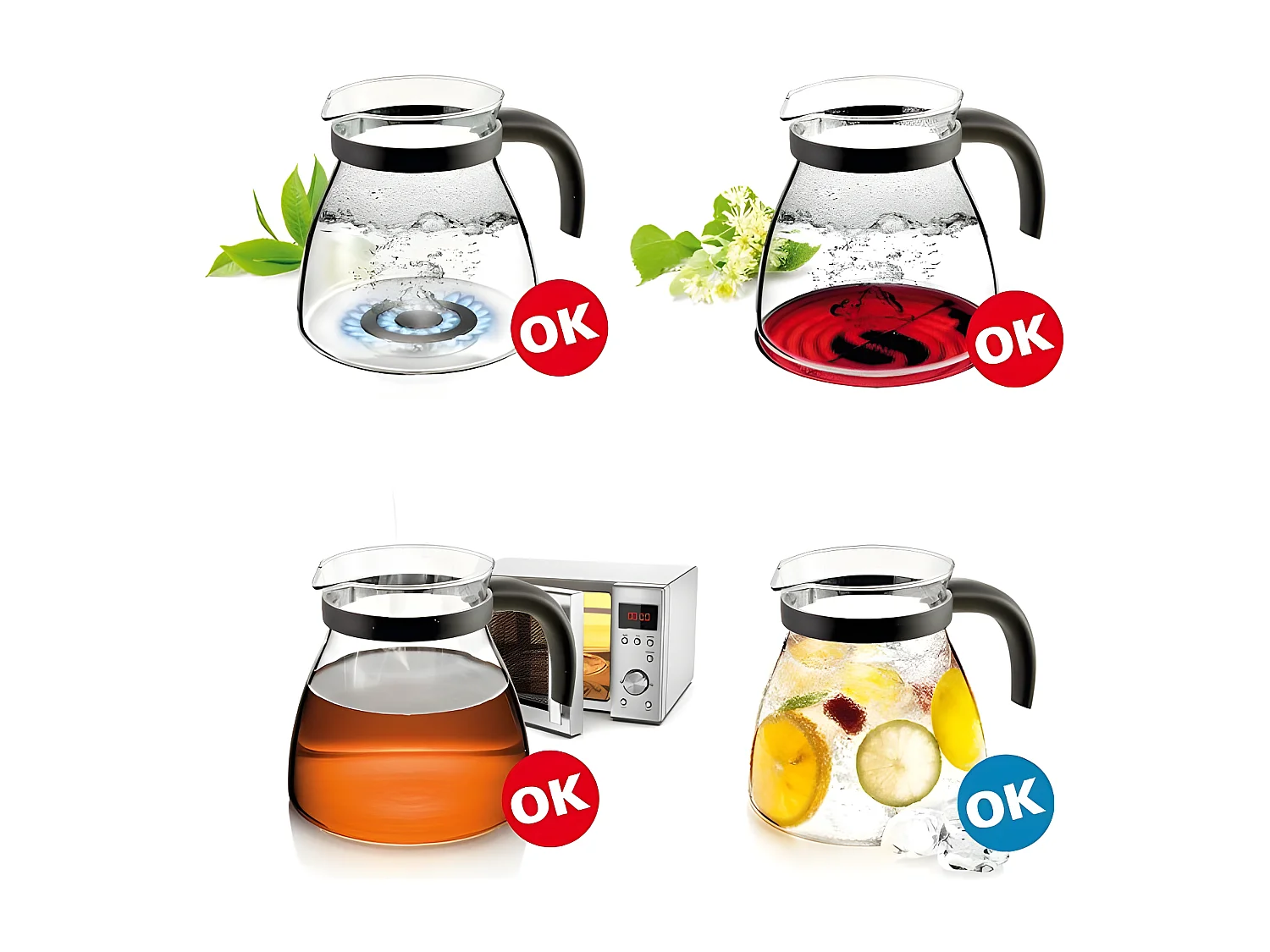 Monte Carlo Theepot 1,5 L met Tescoma infuser voor thee en kruidenthee